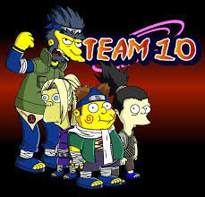 Naruto Simpsons Team 10 Naruto Shippuden Anime Naruto Anime Naruto