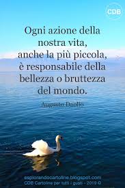 Cdb Cartoline Per Tutti I Gusti Cartolina Con Aforisma Ogni Azione Della Nostra V Cartoline Frasi Motivazionali Citazioni Motivazionali