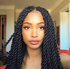 Vanilles Braids Marley Twist Hairstyles Twist Braid Hairstyles Curly Hair Styles Naturally