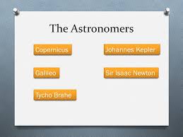 Modern Day Astronomers Sort Of The New Guys The Astronomers Copernicus Galileo Tycho Brahe Johannes Kepler Sir Isaac Newton Ppt Download
