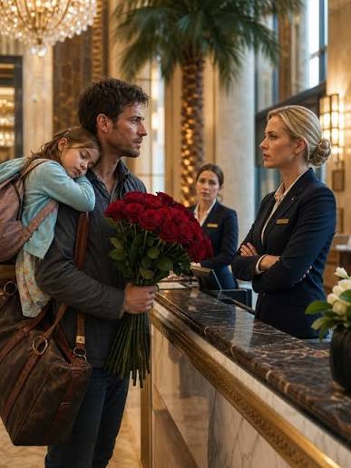 A Widowed Father Carrying His Sleeping Daughter Was Turned Away from the Luxury Hotel He Owned—By the Time the Staff Learned His Identity, It Was Too Late to Undo What They Had