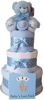 Gorgeous Nappy Cake Baby Diaper Cake Boy Baby Shower Nappy Cake Nappy Cakes