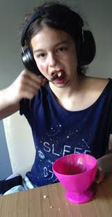 This little girl woke up one morning with slurred speech