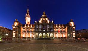 Het Academiegebouw Groningen Van Frenk Volt Op Canvas Behang En Meer Groningen Netherlands Big Ben