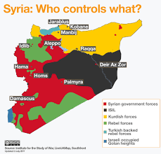 Syria (shaded relief) from atlas of the middle east 1993. The Future Partition Of Syria An Overview