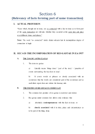 1) jabatan perangkaan malaysia, 2000. Relevancy Of Evidence Under Section 6 Of Evidence Act 1950