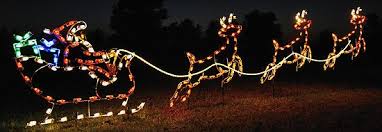 Uk christmas world the snowman large acrylic with 100 leds. Santa Sleigh Lighted Outdoor Christmas Decorations Santa S Sleigh Is Pulled By A Team Of Reindee Christmas Yard Art Outdoor Christmas Outdoor Christmas Lights