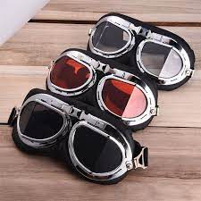Steampunk Motorcycle Goggles Glasses Adjustable Aviator Pilot Etsy Steampunk Goggles Steampunk Motorcycle Goggles Glasses