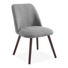 Hanover Sleek Scandinavian Dining Chair Fabric Upholstered Grey In 2020 Dining Chairs Grey Upholstered Dining Chairs Scandinavian Dining Chairs