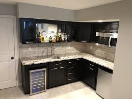L Shaped Basement Bar Kitchenette Kitchenette Design Basement Kitchenette Basement Bar Plans