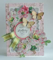 I'm going to show you how to make beautiful cards quickly. I Love How They Made The Ribbon Hanging Off The Title Embellishment I Am Soooo Doing That C Anna Griffin Anna Griffin Cards Cards Handmade Anna Griffin