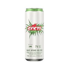 Cacti Agave Spiked Seltzer Lime 25 Oz Can Malt Beverages Bevmo