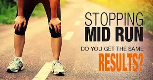 Well let me think, let me think, ah what should i do? Stopping Mid Run Do You Get The Same Results Runners Connect