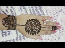 Bracelet Mehndi Design Simple Back Hand Mehndi Jwellery Mehndi Design Youtube Mehandi Designs Henne Mani Henne