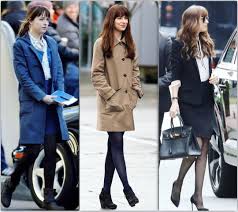 Anastasia S Style Evolution Choose Your Favorite One Fiftyshades Anastasia Steele Outfits Grey Fashion Grey Outfit Shop the exact or find similar items spotted on artists.