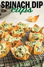 Serve some of these from our favorite collections and enjoy. These Easy Spinach Artichoke Cups Combine Your Favorite Spinach Artichoke Dip With A Halloween Appetizers Easy Christmas Appetizers Easy Party Appetizers Easy