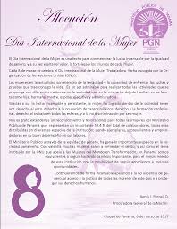 Hoy hablamos de la mujer, porque el día internacional de la mujer se festeja el 8 de marzo en todo el mundo. Dia Internacional De La Mujer Ministerio Publico De Panama