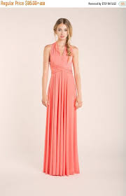 Coral Bridesmaid Dress Pink Bridesmaid Dress Coral Wedding Etsy Coral Bridesmaid Dresses Peach Maxi Dresses Pink Bridesmaid Dresses Long