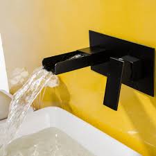 Bookmark our site now to get more amazing photos by share it to your facebook, twitter, pinterest, google plus or your other social media account. Matte Black Single Handle Waterfall Nozzle Wall Mount Bathroom Sink Faucet Today