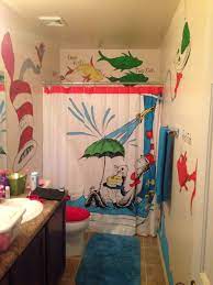 Cat In The Hat Bathroom I Painted For My Sister Home Diy Kids Bathroom Home