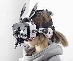 cyberpunk helmet by ikeuchi cyberpunk fashion cyberpunk girl cyberpunk