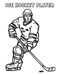 This collection includes mandalas, florals, and more. A Hockey Player On Winter Sport Coloring Page Kids Play Color