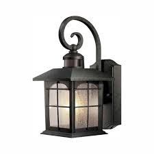 Home Decorators Collection Brimfield 220 1 Light Aged Iron Motion Sensing Outdoor Wall Lantern Sconce Hb7251ma 292 In 2020 Wall Lantern Outdoor Wall Lantern Outdoor Light Fixtures