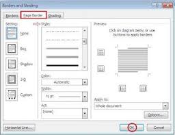 Cara Menambahkan Bingkai Atau Border Di Ms Word Belajar Pendidikan Aplikasi