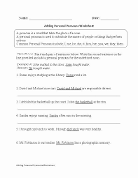 Second Grade Pronouns Worksheet Adding Personal Pronouns Worksheet Worksheets Pronoun And In 2020 Personal Pronouns Worksheets Pronoun Worksheets Personal Pronouns