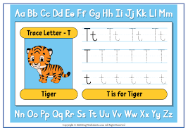 This is an instant digital download pack of hand . Alphabet Letter T Exercise With Cartoon Vocabulary Pdf Worksheets 46