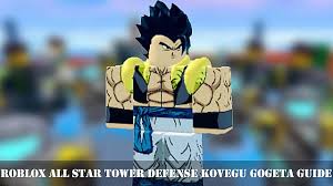 All star tower defense is an extremely popular roblox tower defense game where you summon famous anime characters to help protect your base from endless waves of enemies. Roblox All Star Tower Defense Kovegu Gogeta Guide Roblox