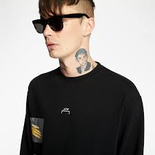 Koszulki A-COLD-WALL* Glass Blower Long Sleeve Tee Black (ACWMTS006WHL  black)