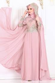 Modaselvim Abiye Kapson Pelerinli Sifon Abiye Ygs6190 Pudra Elbiseler The Dress Musluman Elbisesi
