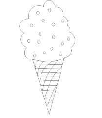 Draw curved lines diagonally across the ice cream cone. How To Draw An Ice Cream Cone