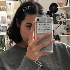Social Media Seriously Harms Your Mental Health Iphone 11 Case A Smile Didn T See That One Coming Right Keeping It Fresh And White With Brighterwhite Teeth Whiteni Aesthetic Phone Case Tumblr Phone Case Diy Iphone Case