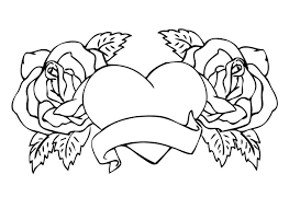 Tattoo coloring page skull and roses skull coloring pages. Best Hd Rose Coloring Pages Image Craetive Kids Colouring