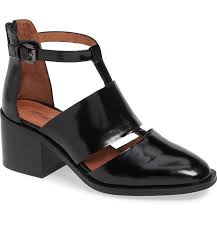 Free Shipping And Returns On Jeffrey Campbell Melina T Strap Shoe Women At Nordstrom Com A Bootie Sand Black Leather Shoes Women T Strap Shoes Women Shoes