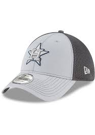 New Era Houston Astros Mens Grey Grayed Out Neo 39thirty Flex Hat 59001928