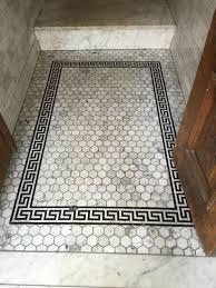Black And White Marble Floor Tile Greek Key Border Bathroom Floor Tile Bathroom Floor Marble Tie Floor Bathroom Marb Marble Floor Flooring Marble Tile Floor