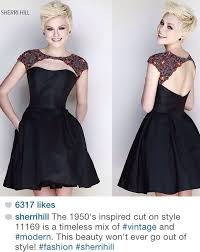 Pin By Emma Aileen On Hair Short Black Cocktail Dress Dresses Pretty Dresses