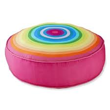 Rainbow Circles Floor Cushion Kid Made Modern Every Room Needs A Rainbow And With Our Rainbow Circ Floor Cushions Kids Floor Cushions Camping Theme Bedroom