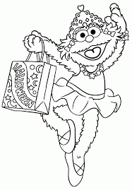 Printable sesame street coloring page to print and color for free. Sesame Street Printable Coloring Pages Coloring Home