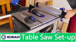 The item craftsman 113 table saw fence rails is in sale since sunday, november 8, 2020. Setting Up Kobalt 15 Amp 10 In Carbide Tipped Table Saw Youtube