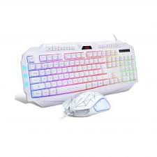 Magegee White Gaming Keyboard And Mouse Combo Keyboard Laptop Gaming Setup Gaming Accessories