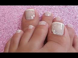 Diseños de uñas para pies en color amarillo con plata. Unhas Decoradas Em Rosa Para Os Pes Youtube Unas Manos Y Pies Unas De Gel Para Pies Arte De Unas De Pies