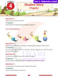 NCERT Solutions for Class 2 Joyful Maths Chapter 4 Shadow Story