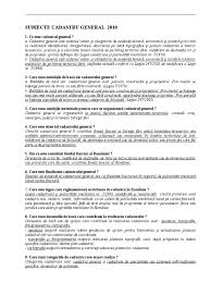150/2015 pentru modificarea şi completarea legii cadastrului şi a publicităţii imobiliare nr. Subiecte Cadastru General Functia Tehnica 2010