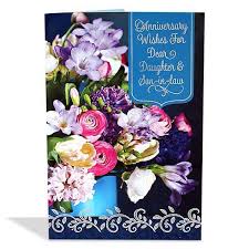 Maybe you would like to learn more about one of these? Happy Anniversary Greetings Card Happy Anniversary Daughter And Son In Law Cards Card Stock Stationery Office Supplies Umoonproductions Com