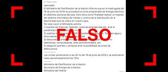 Es Falso Que Hoy Habra Un Nuevo Apagon A Nivel Nacional Chequeado