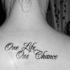 Berikut ini tato 3 dimensi huruf dan tulisan. 3